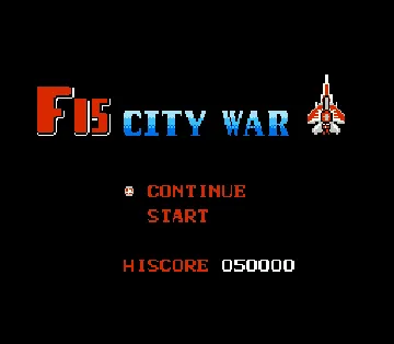 F-15 City War (USA) (v1.0) (Unl) screen shot title